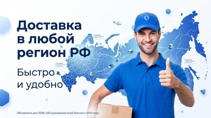 Доставка в любой регион РФ
